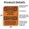Signmission Private Property No Sitting On The Steps OSHA Warning Sign, Vinyl Decal, 18in W x 24in L, 2PK OS-2PACK-WS-D-1824-L-12778 - alternate 5